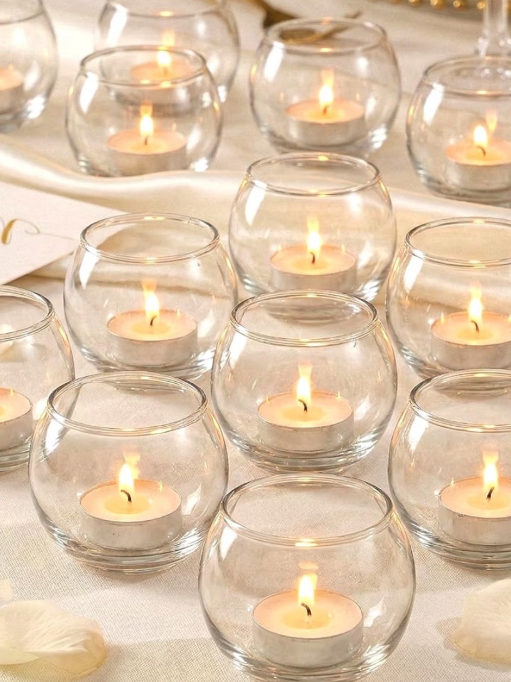 34 Crisa Roly Poly Votive Tea Light Holders
